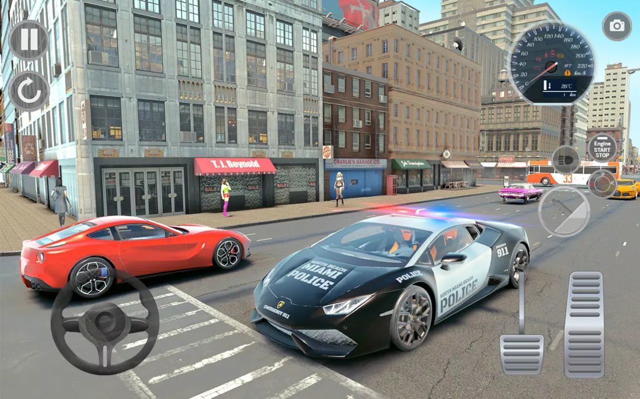 超级警车的追击游戏安卓版(Police Car Driving Games 3D)图片1