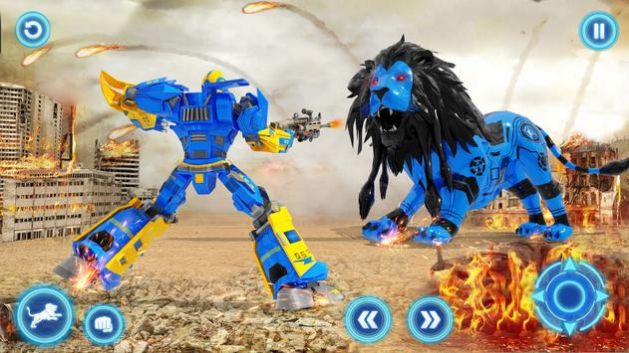 飞行坦克机器人狮子游戏中文手机版（Flying Tank Robot Lion）图片1