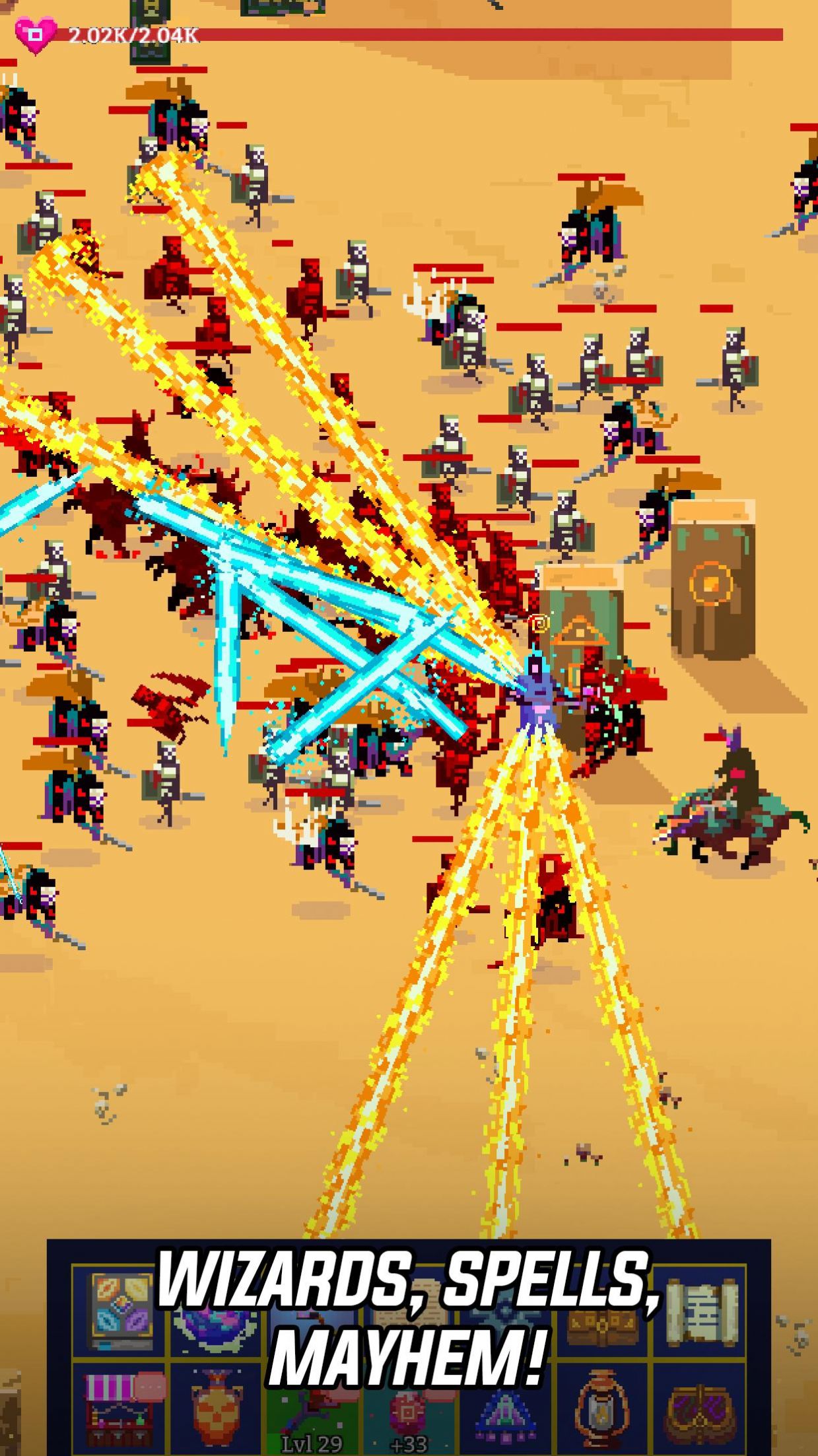 旋转术士空闲魔法游戏汉化版（Tap Wizard 2: Idle Magic Game）图片1