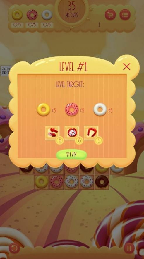Donuts Match 3游戏安卓手机版图片1
